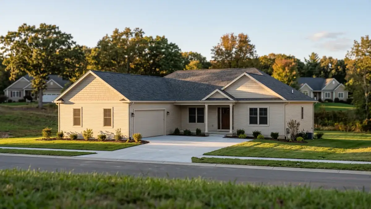 A finished home addition in Northdale with the roof and siding matched